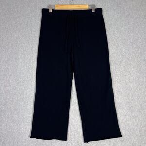 Frank & Eileen Black Catherine Favorite Cropped Sweatpant Size Medium